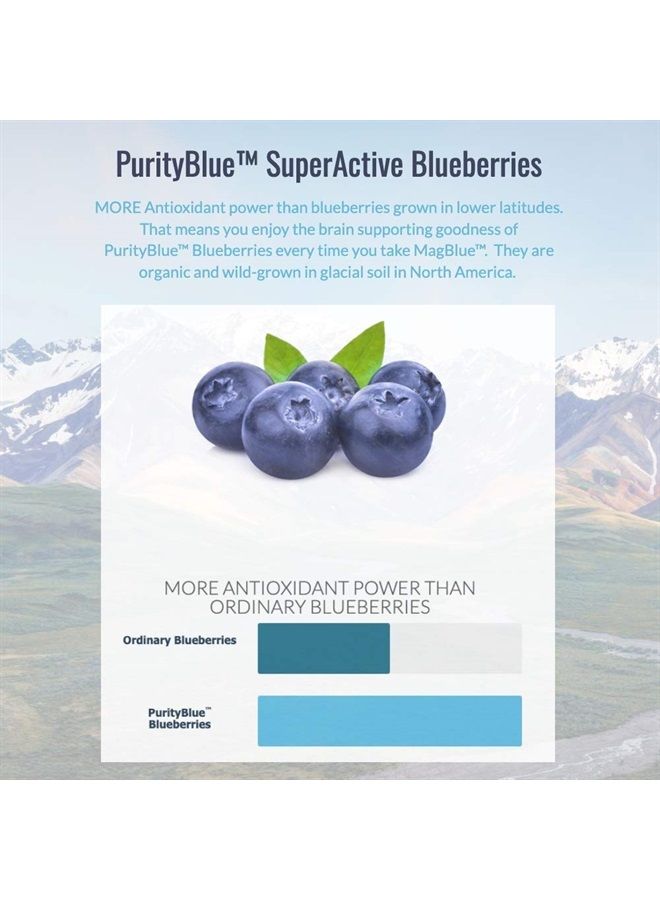 Purity Products MagBlue by Purity Products - Magnesium Bisglycinate Buffered & More - 90 Tablets - Image 3