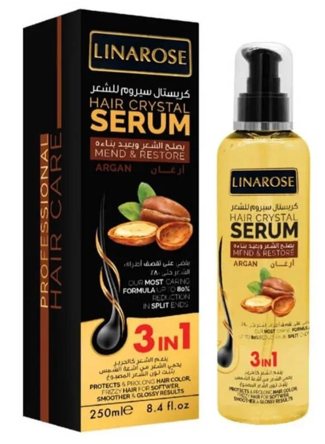 LINAROSE Hair Crystal Serum Mends Restore With Argan 250 ml - Image 1