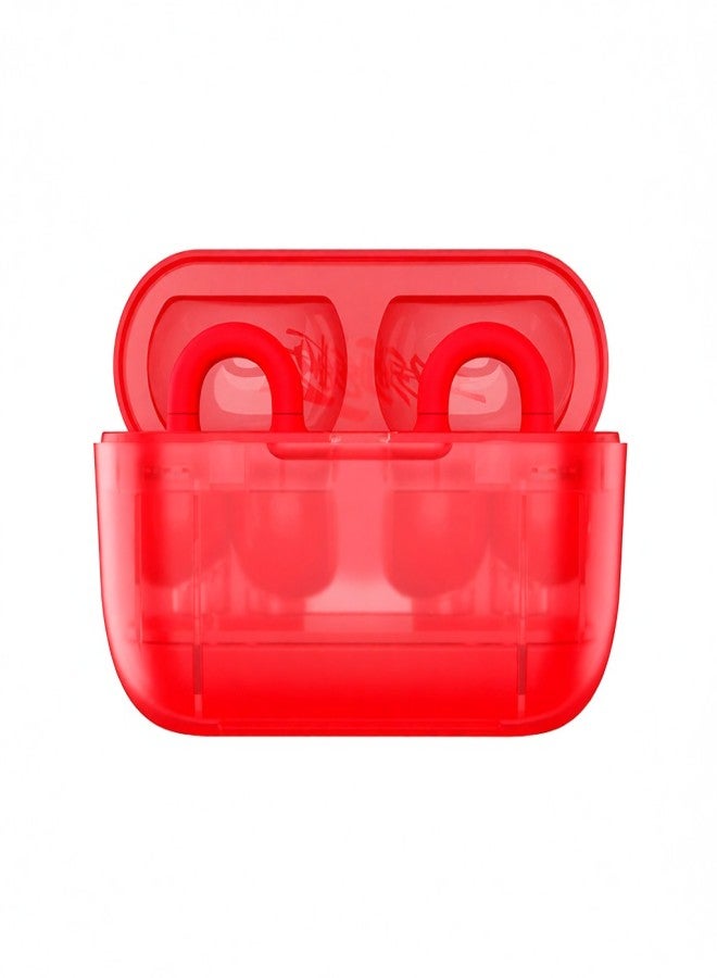ZOMBIESCAT Wireless Earbuds Clip-on BT5.3 Earbuds, True Wireless Sports Clip-On Open-Ear Earbuds, Cool Light Effect Design, Light and Comfortable, High Efficiency and Energy Saving for Smart Phone - Image 1