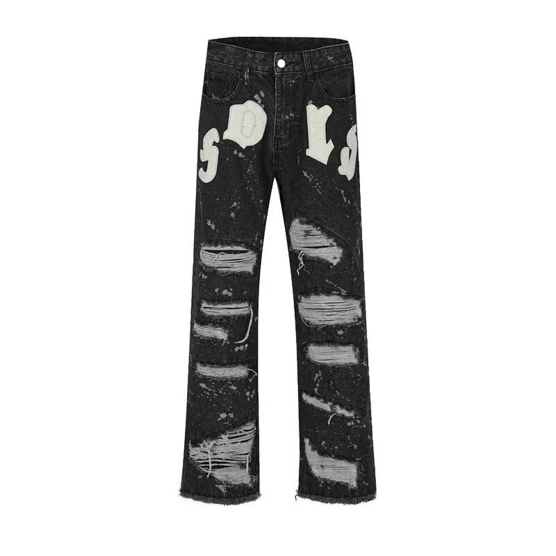 Unisex Casual Daily Denim Jeans - Image 5