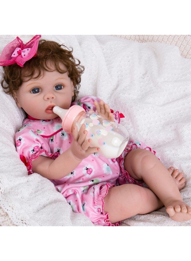 Aori Lifelike Reborn Baby Dolls - Realistic Newborn Girl Doll, Pink Set For Kids 3+ - Image 2