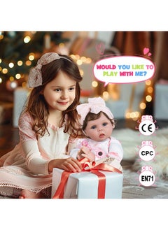 Aori Lifelike Reborn Baby Dolls - Realistic Newborn Girl Doll, Pink Set For Kids 3+  - Image 3