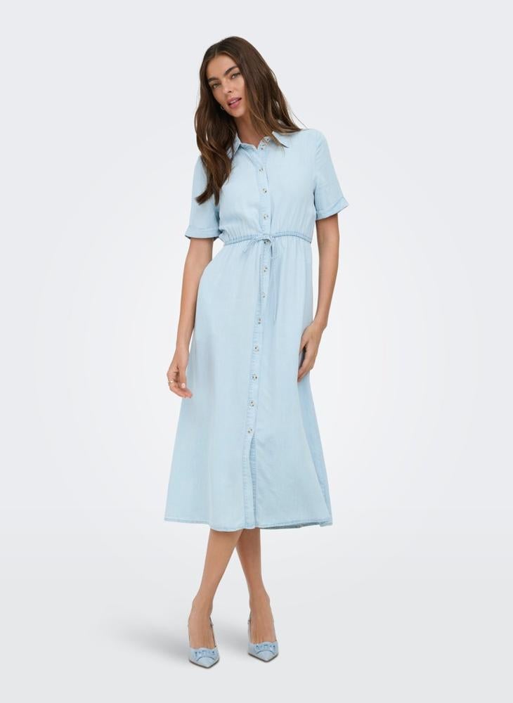 ONLY Onlcharis Life 2/4 Shirt Dress - Image 4