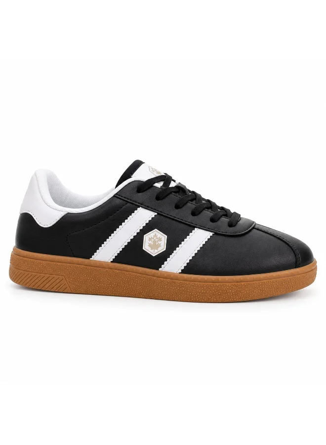 لامبرجاك Lumberjack Frosty Women Sneakers Black PU – Lightweight Breathable Casual Shoes, Comfortable Everyday