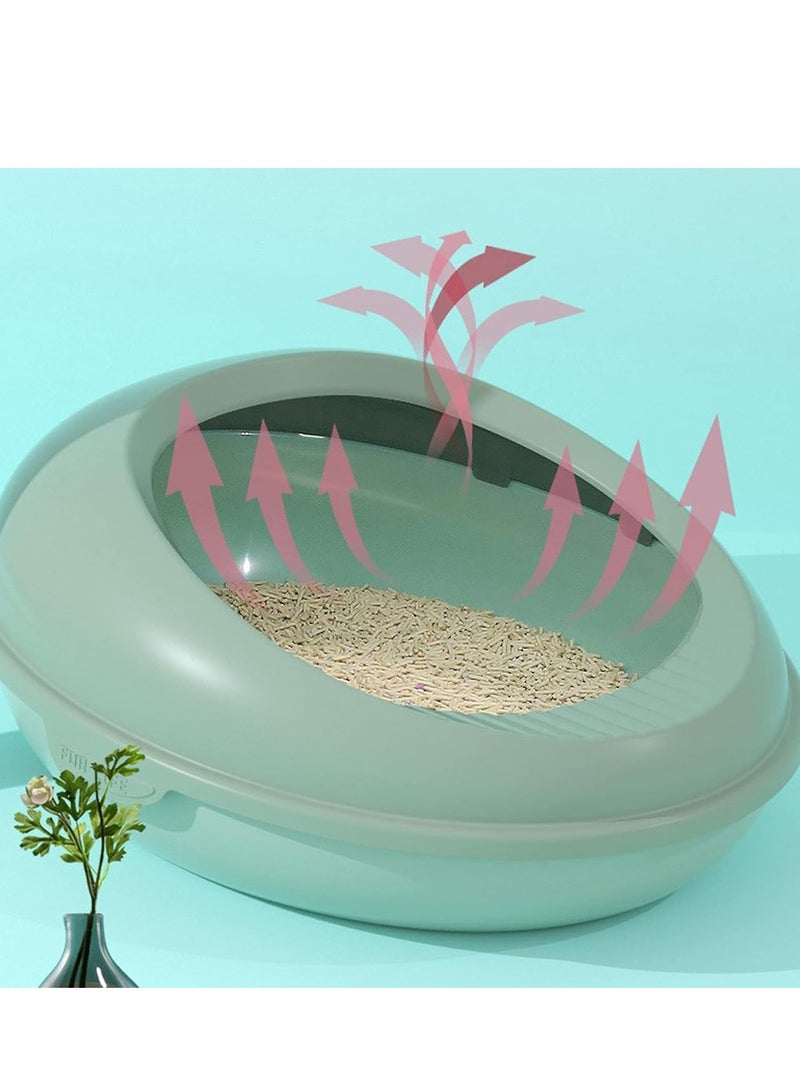 Kitty Litter Box Cat Pet Supplies Cat Litter Box, Splash proof Cat Toilet Litter Box, Magnanimous Callous Semi enclosed Cat Litter Box - Image 4