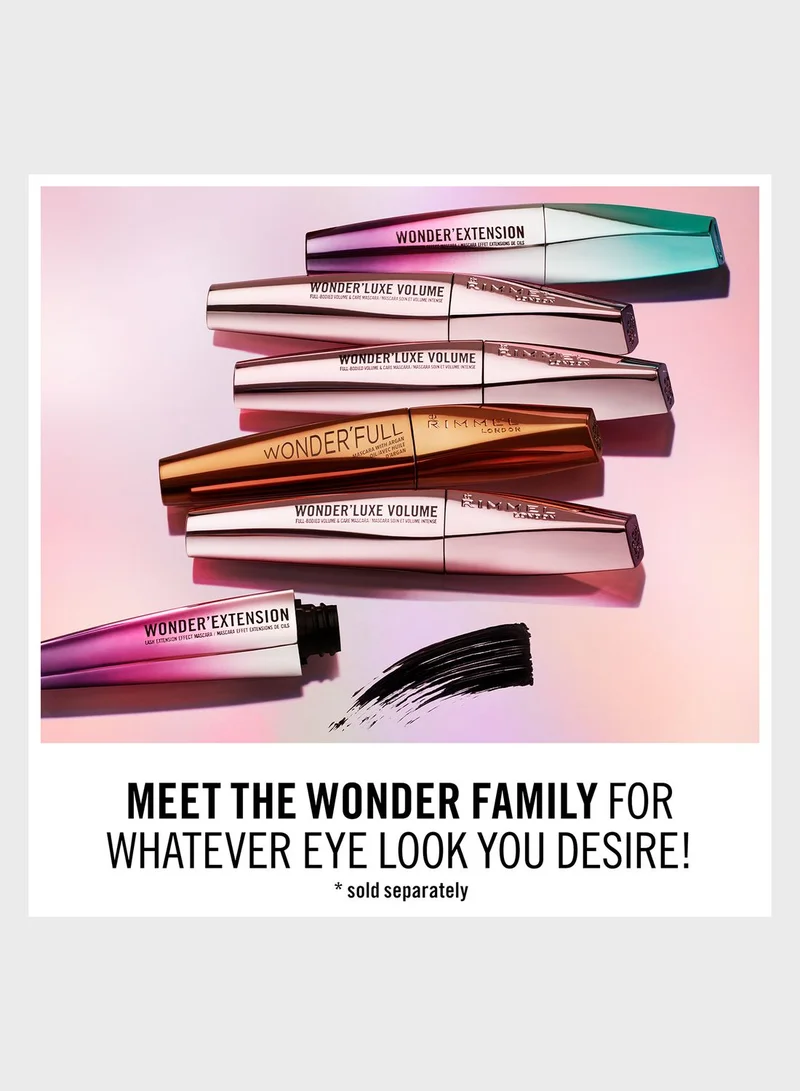 RIMMEL LONDON Rimmel Wonder'Extension Lash Extension Effect Mascara – 001 – Very Black, 11ml