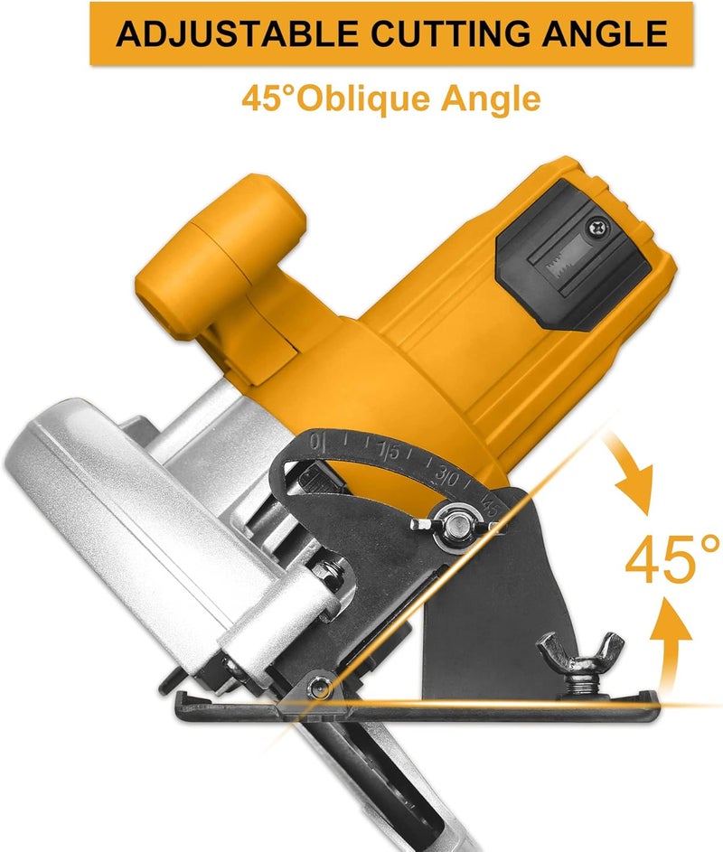 INGCO Cs18538 1400W Circular Saw With 1 Set Extra Carbon Brushes, 4800 Rpm - Image 3