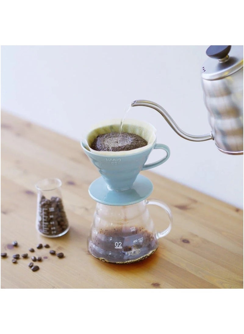 Hario Ceramic V60 Coffee Dripper 02, Light Blue - Image 2