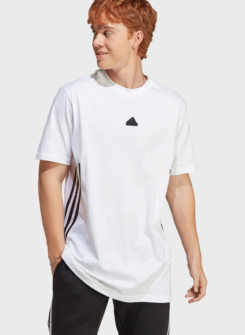 Adidas 3 Stripe Future Icons T-Shirt