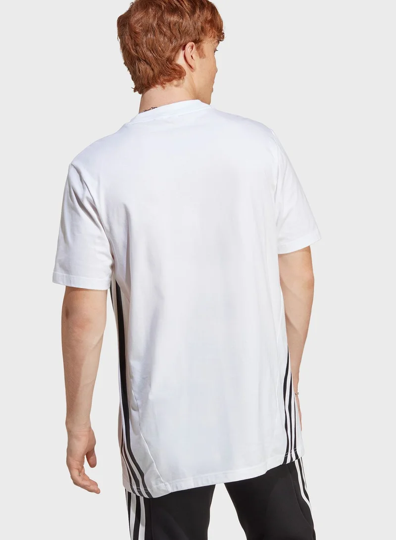 Adidas 3 Stripe Future Icons T-Shirt
