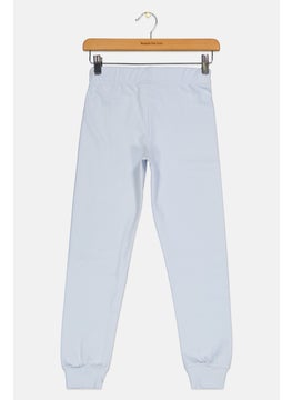 Disney FROZEN Kids Girl Graphic Frozen II Jogger Pants, Sage Blue  - Image 2