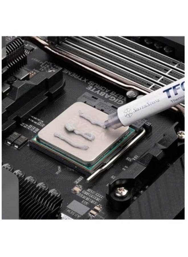 SILVER STONE TF01 Thermal Paste with High Thermal Conductivity, No Separation, Penetration or Leakage TF01 - Image 4
