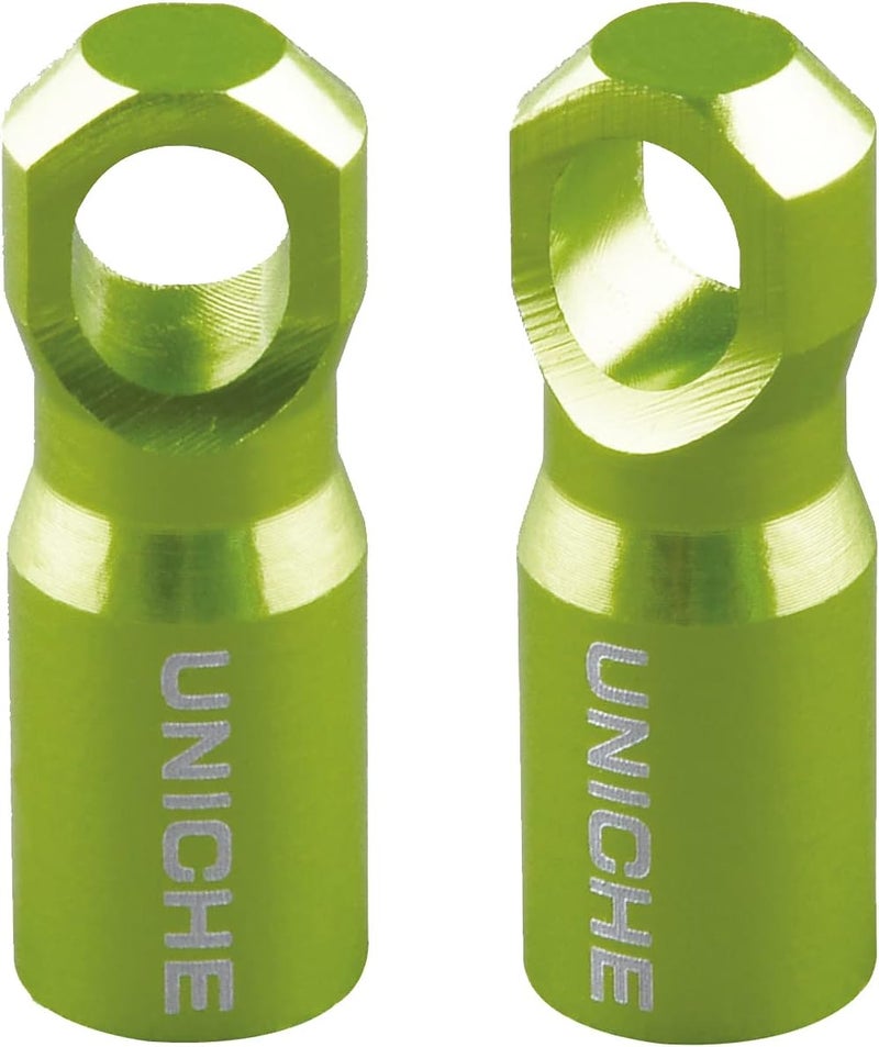 UNICHE Bike Presta Valve Cap with Valve Core Removing Function, Fits Presta French Valves on MTB, Road Bikes, Gravel Bikes (Green) - Image 1