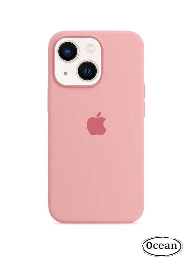 أوشن اي فون 13 ميني ( 5.4 بوصة ) سيليكون القضية ، هلام السائل لينة رقيقة جدا مقاومة الصدمات الغطاء الخلفي ، وحماية الجسم ، من السهل إزالة الوردي - Image 1