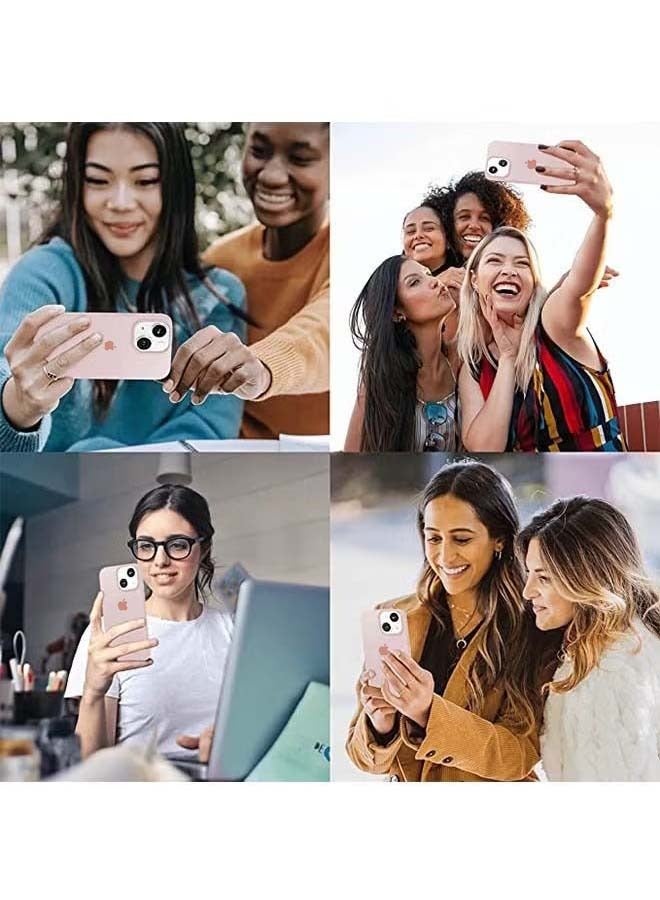 أوشن اي فون 13 ميني ( 5.4 بوصة ) سيليكون القضية ، هلام السائل لينة رقيقة جدا مقاومة الصدمات الغطاء الخلفي ، وحماية الجسم ، من السهل إزالة الوردي - Image 4