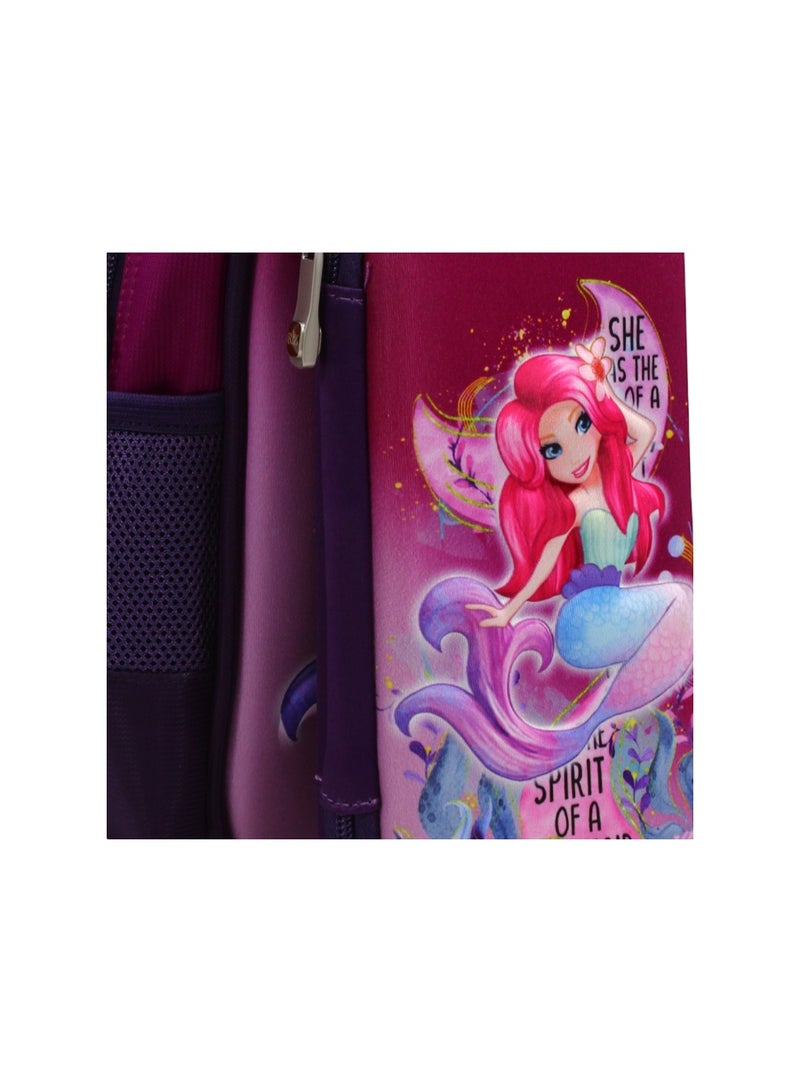 BZ Mermaid (Lunch Bag + Pencil Case) – Fuchsia & Purple - Image 3