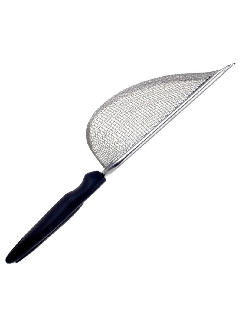 RATSAW Cat Litter Scoop Stainless Steel Mesh Scooper Long Handle Deep Shovel Non Stick Coated Metal Litter Scoop for Litter Box Kitten Pooper Lifter 3.8mm Hole Regular Cat Litter Scoop  - Image 3