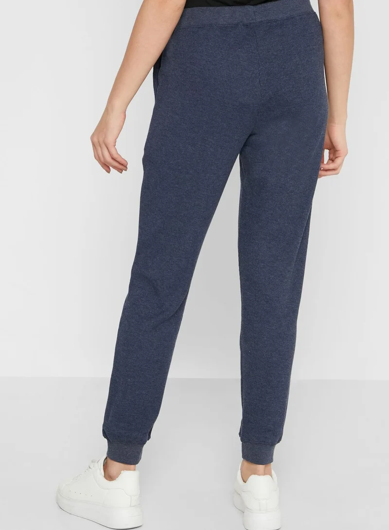bhpoloclub Drawstring Detail High Waist Pants