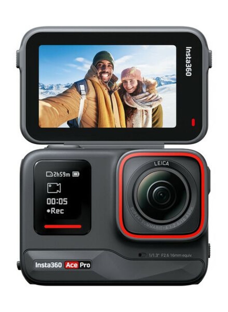 Insta360 Ace Pro Waterproof Action Camera Co-Engineered With Leica Flagship 1/1.3 Inch Sensor And AI Noise Reduction For Unbeatable Image Quality 4K 120Fps  2.4 Inch Flip Screen And Advanced AI Featu - Image 5