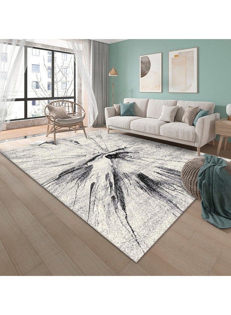 Loquat Squality Abstract Inkjet Rectangular Soft And Comfortable Carpet