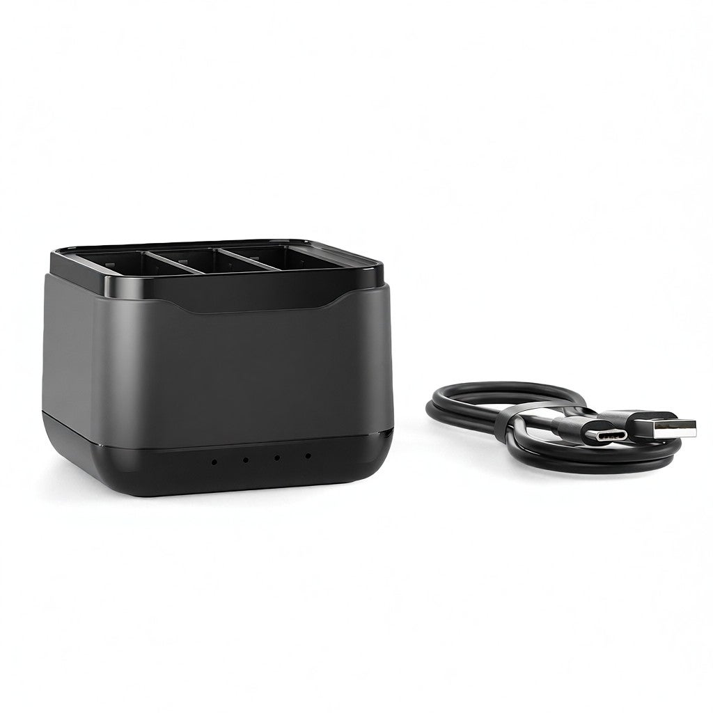 أماجيزن aMagisn 3-slot Battery Charger type-c Case With Tf Card Slots Sports Camera Acce 5 V 67 g