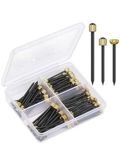 MOXO 90PCS Picture Hanging Nails 3 Sizes Wall Decorative Nails for Hanging Pictures Frame Kit Hanging Hardware Tool Hangers for Claw Drywall Nails (Small Medium Large Nails)  - Image 1