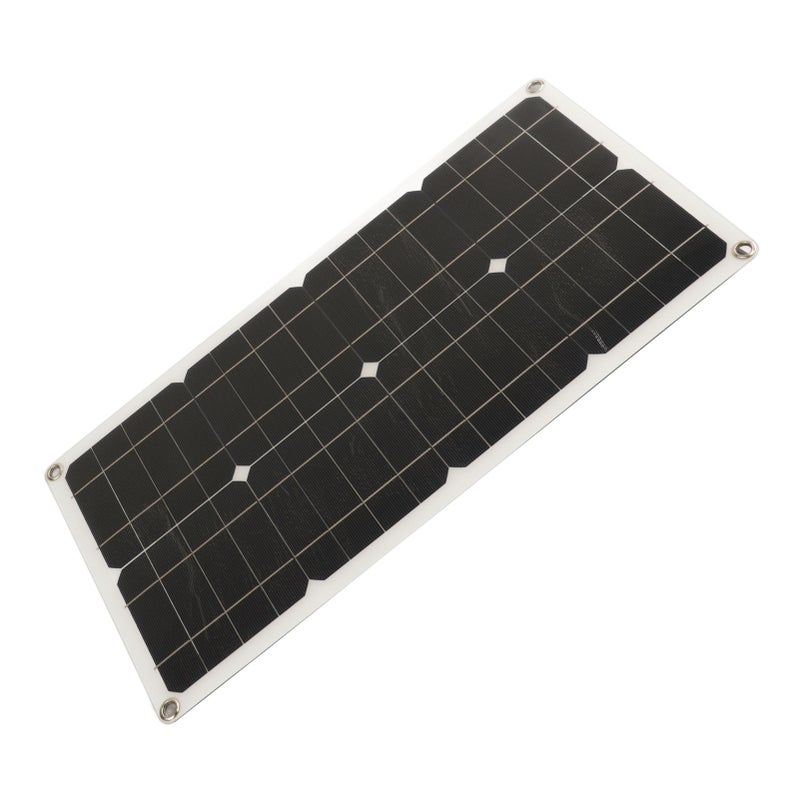 25W Solar Panel IP65 Waterproof 12V 24V Adaptive High Power Over Charge Protection for RV Car Boat Trailer 10A Controller - Image 4