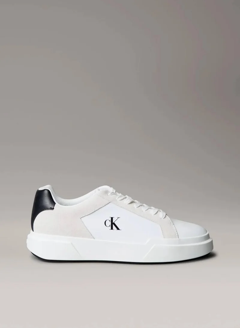 Calvin Klein Jeans Leather Durable Traction NYC Trainers