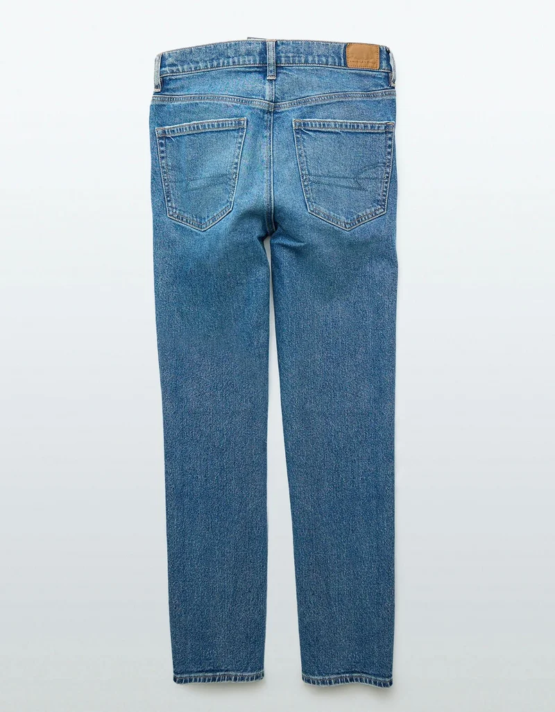 American Eagle  AE Stretch Super High-Waisted Ankle Straight Jean for Women | Best Price UAE