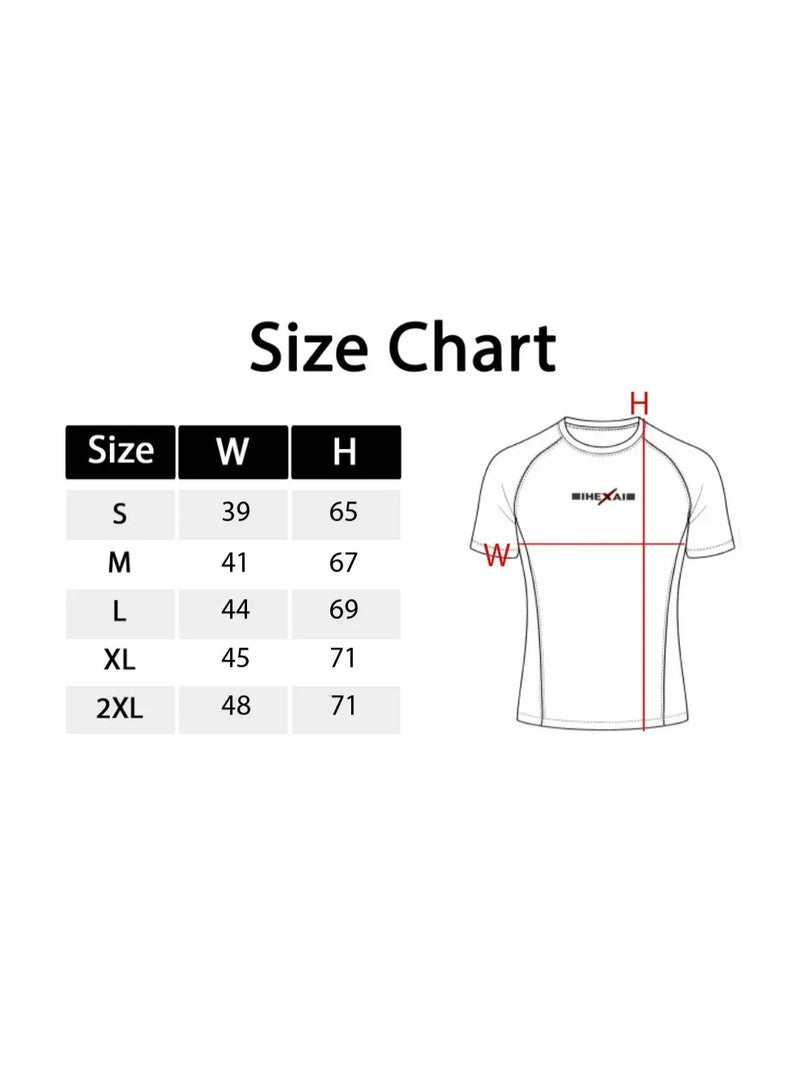 Hexa Sportswear Short Sleeve Tight Fit Compression T-Shirt for Men & Women – Premium Tech Fit Gym T-Shirt - Image 4