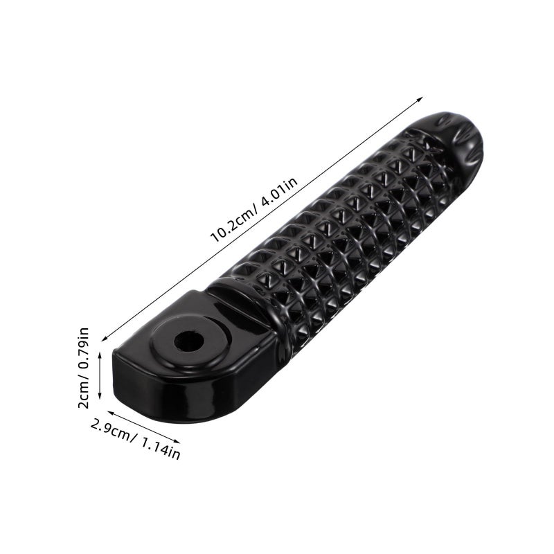 Universal Motorcycle Rear Passenger Footrests 1 Pair Alloy Foot Pegs Replacement - Image 3