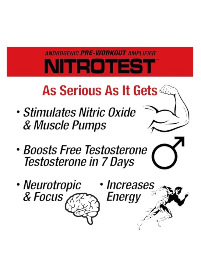 Nitrotest, Androgenic Pre-Workout Amplifier, Rocket Pop Flavour, 30 Servings - pzsku/Z20075041CA65A6FA18E5Z/45/_/1712868575/13b6054c-ca85-4e02-9cab-2e5a7d038256