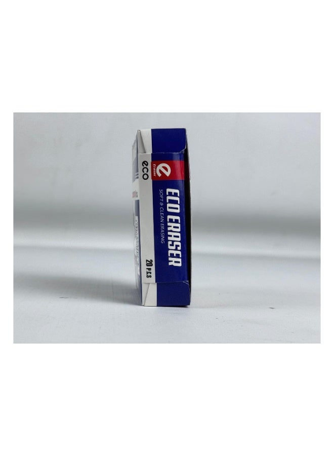 Eco Eraser Soft & Clean Eraser, 20 Pcs - Image 4