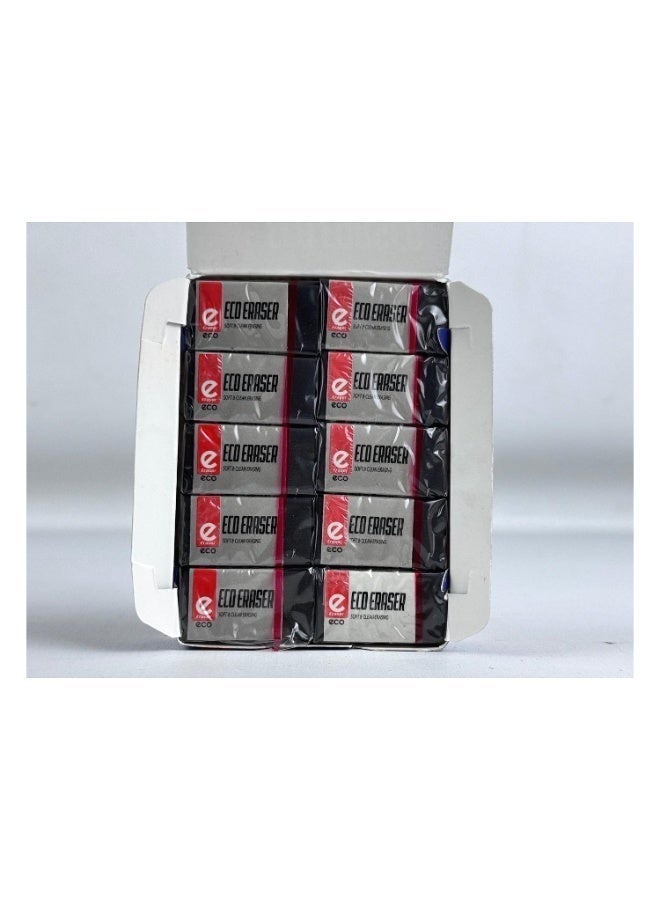 Eco Eraser Soft & Clean Eraser, 20 Pcs - Image 3