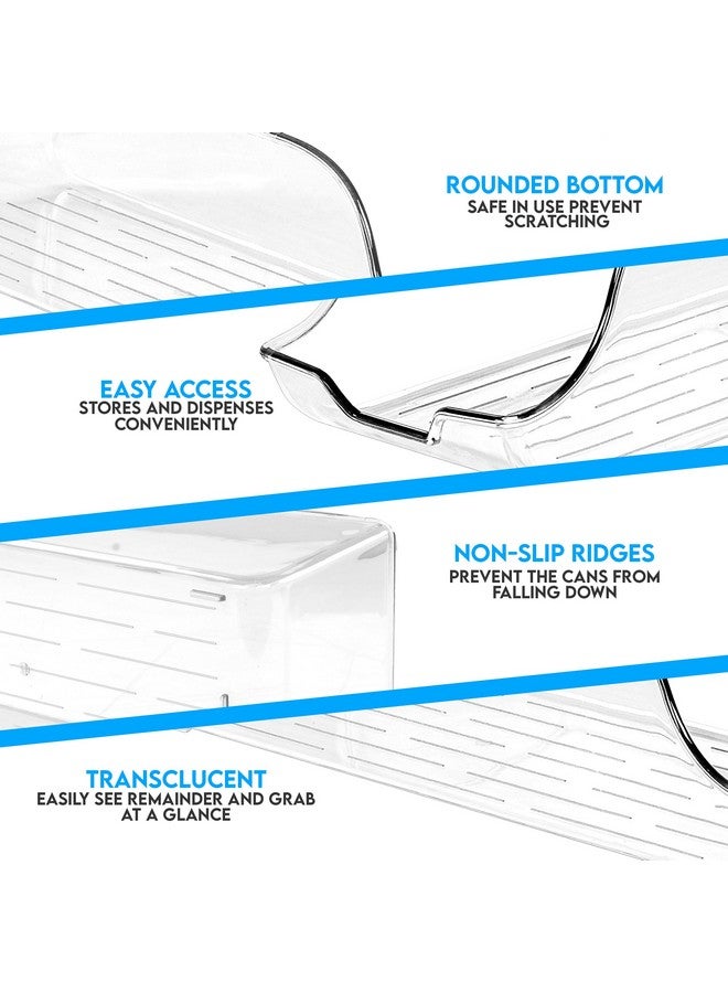 Utopia Kitchen Utopia Kitchen Clear Soda Can Organizer - Fridge Organizer Bins - Set of 4 Drink Organizer For Fridge or Countertop - Soda Can Dispenser For Refrigerator Organizing - Fridge Organization and Storage  - Image 5