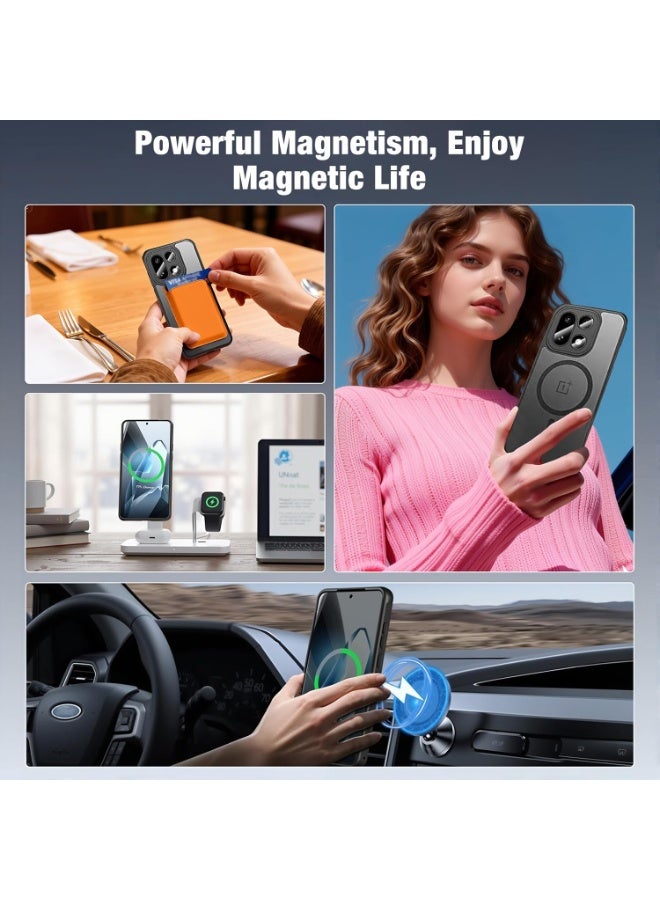 CHEROSIN Magnetic Phone Case for OnePlus 15 5G Frosted Translucent Back Protective Slim Phone Cover - Image 5