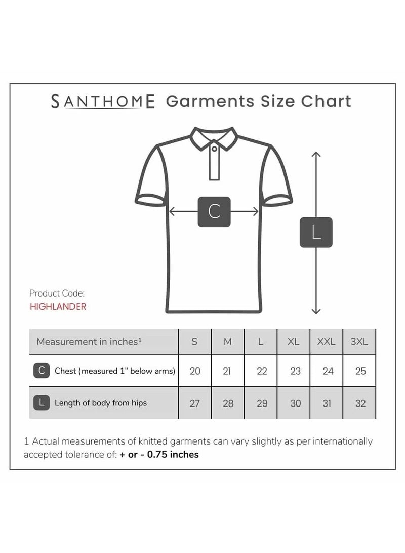 SANTHOME Polo Shirt for Men - Image 5