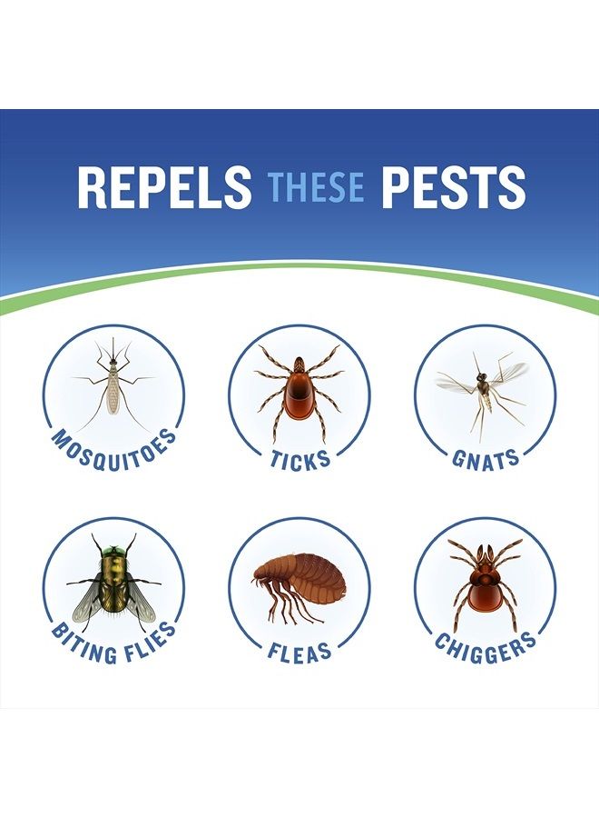 Cutter Skinsations Insect Repellent, Repels Mosquitos, Ticks, Gnats, Fleas, 7% DEET, 2 pack, 6 fl Ounce (Pump Spray) - Image 5