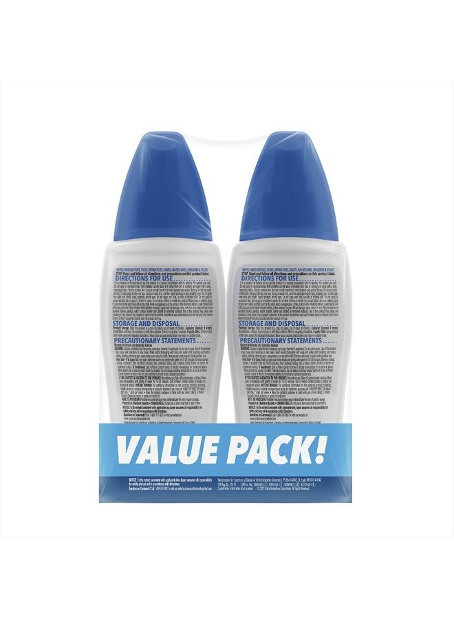 Cutter Skinsations Insect Repellent, Repels Mosquitos, Ticks, Gnats, Fleas, 7% DEET, 2 pack, 6 fl Ounce (Pump Spray) - Image 2