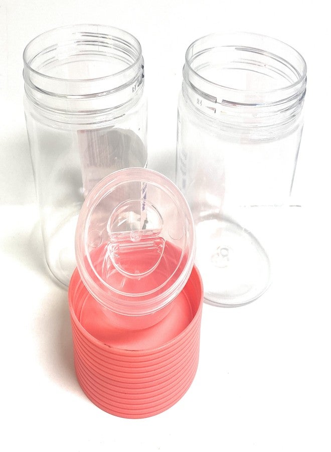 SureFresh Pink Lunch Storage Tower (5-Piece Set) - BPA & Phthalate-Free, Dishwasher & Freezer Safe - Image 3