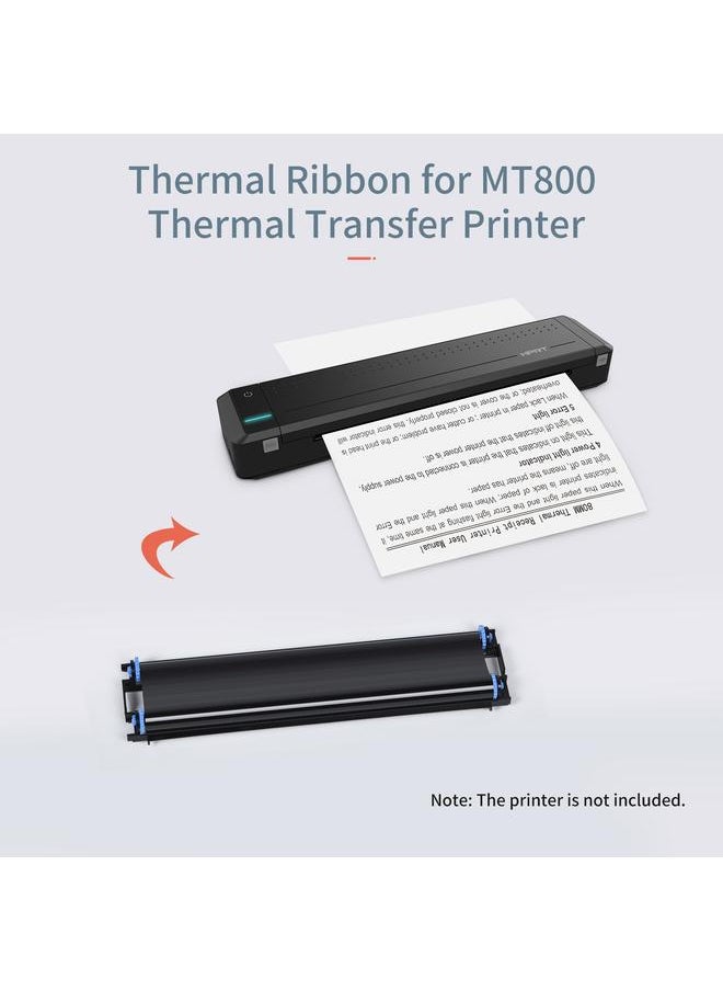 Thoraya HPRT 2 Rolls Thermal Transfer Ribbon with RFID Funtion for MT800 Portable A4 Thermal Transfer Printer  - Image 3
