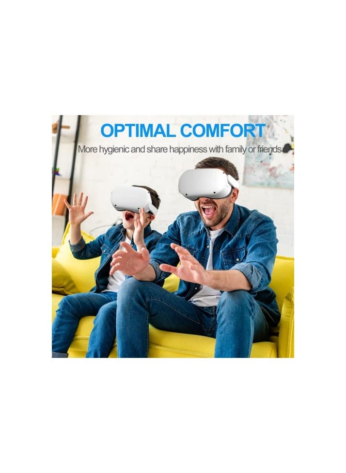 SUPERUS Facial Interface & Face Cover Pad for Oculus Quest 2, Sweat-Proof PU Foam Cushion - Image 5