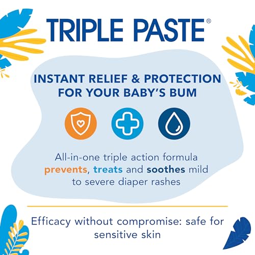 Triple Paste Diaper Rash Cream and Spatula Bundle - 16 oz Zinc Oxide Ointment and Spatula Treatment, Soothe and Prevent Rash with a Pediatrician-Recommended Hypoallergenic Formula - Image 5