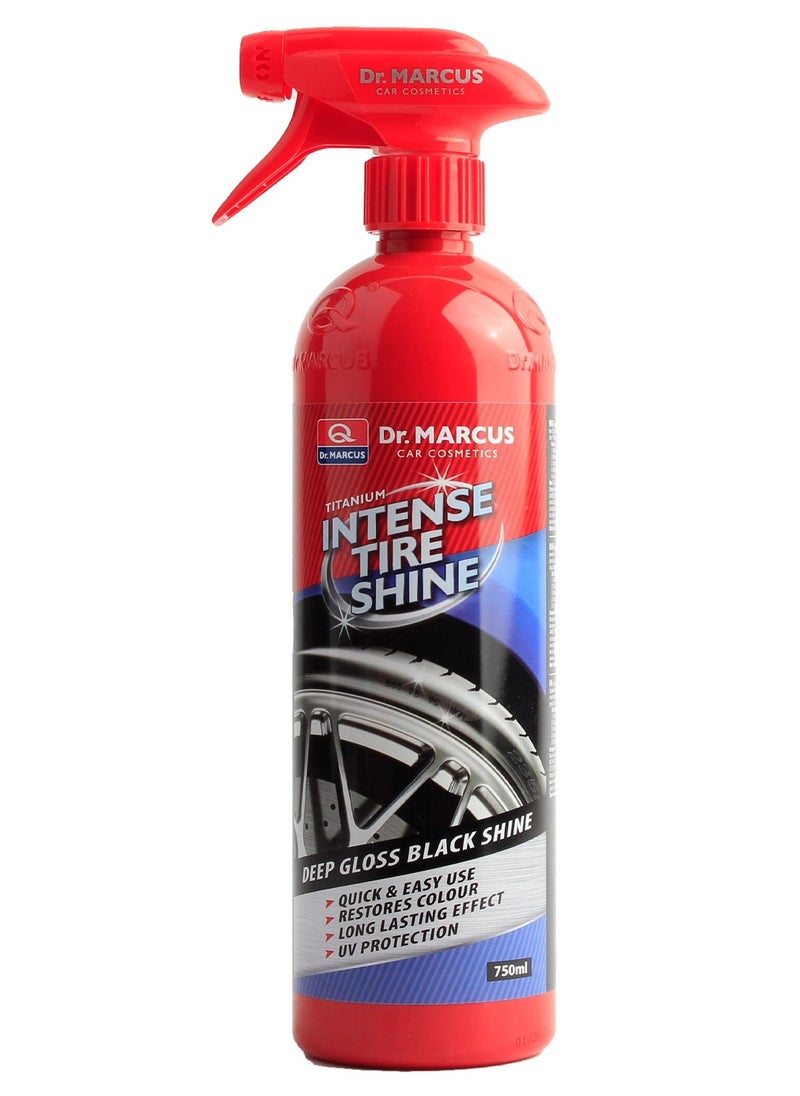 Dr.MARCUS Professional Car Tire Cleaner And Polish, Powerful Formula For Removing Grease, 750 ml, Made In Poland.  - Image 1