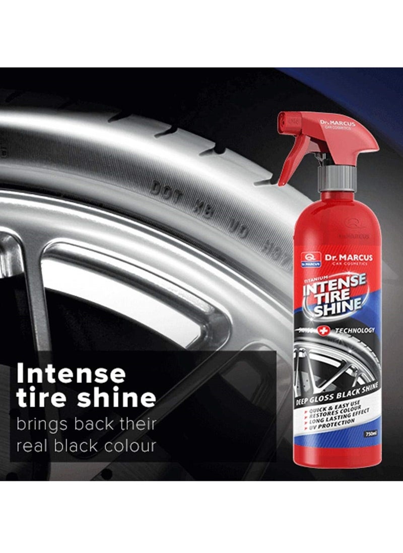 Dr.MARCUS Professional Car Tire Cleaner And Polish, Powerful Formula For Removing Grease, 750 ml, Made In Poland.  - Image 3