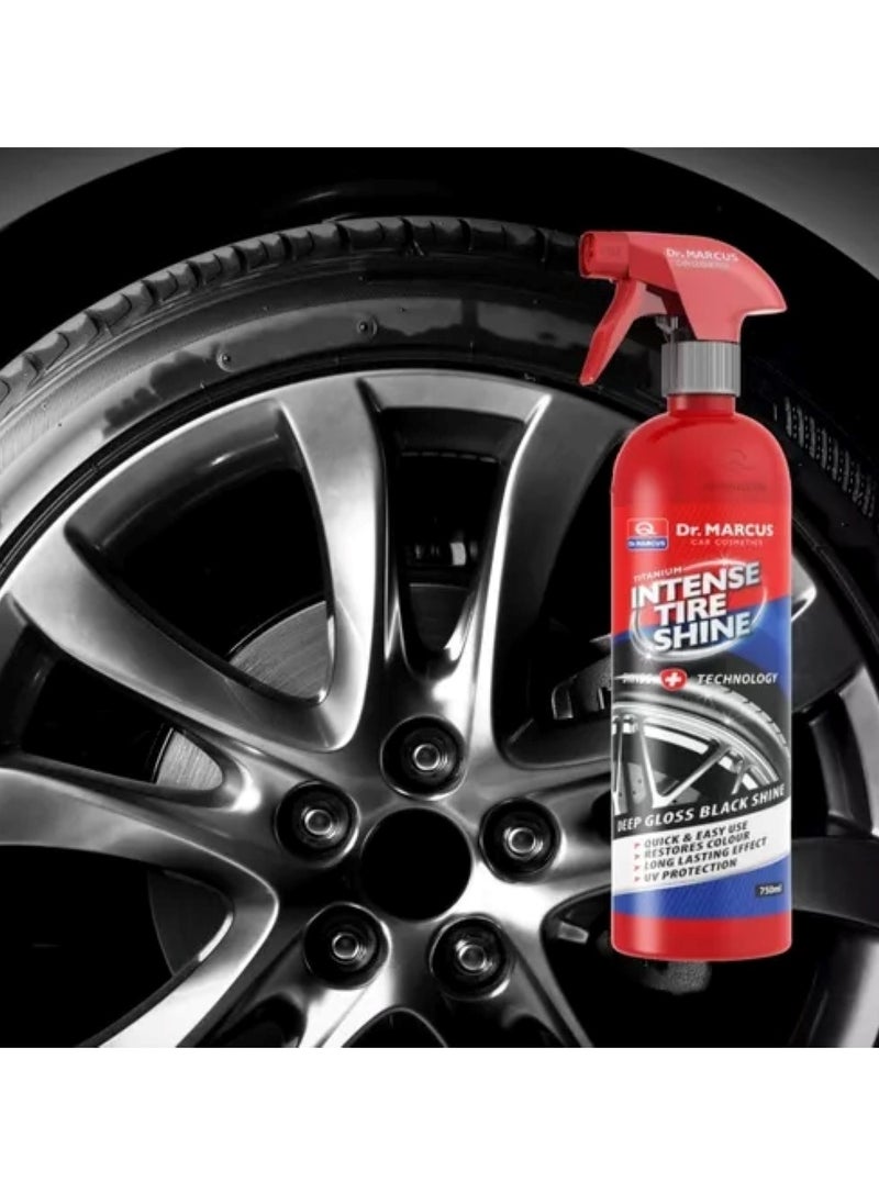 Dr.MARCUS Professional Car Tire Cleaner And Polish, Powerful Formula For Removing Grease, 750 ml, Made In Poland.  - Image 5