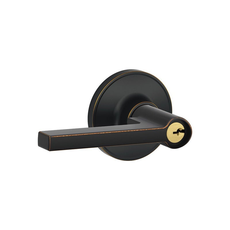 Dexter by Schlage J54SOL626 Solstice Keyed Entry Lever, Satin Chrome
