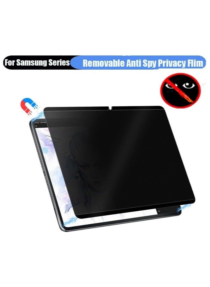 general Spy Privacy Paper Film Compatible Samsung Galaxy Tab A9 Plus/ A9+ Tablet 11-inch 2023 Magnetic Screen Protector - Image 2