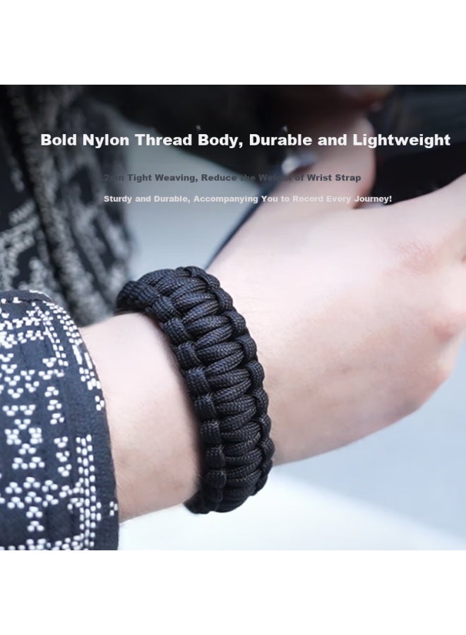 Youfes Wrist Strap For Dji Action 6/5pro/4/3, Anti-drop Safety Lanyard, Sports Camera Accessory, Black - Image 2