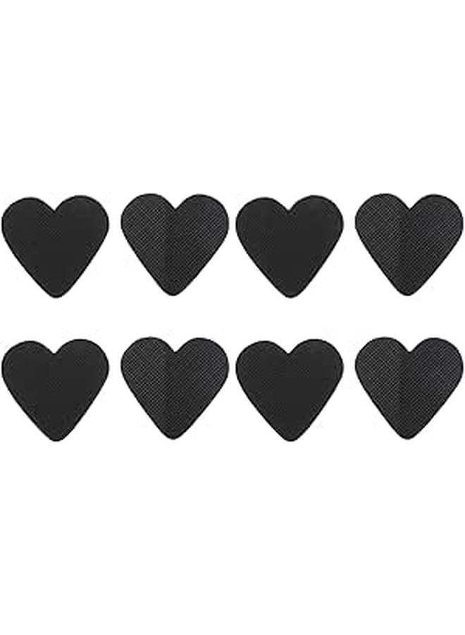 Self Adhesive Non Slip Rubber Sole Pads For High Heels 4 Pairs Black - Image 1